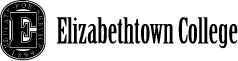 Elizabethtown College logo black